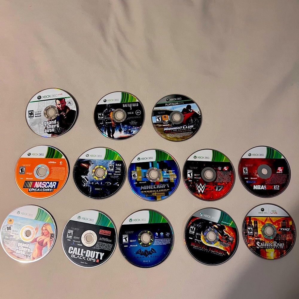 🚫SOLD🚫 XBOX 360 Games